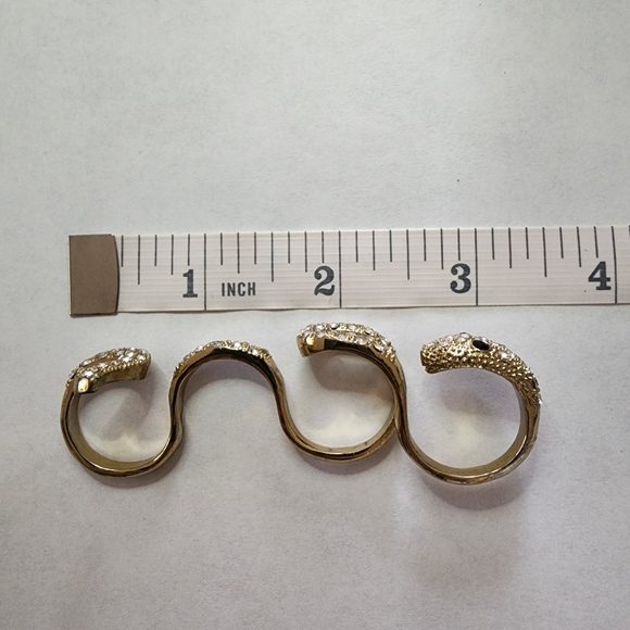 Forever 21 Gold Plated Four Finger Snake Ring - Picture 5 of 8